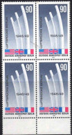 Berlin Poste N** Yv:434 Mi:466 Luftbrücke Berlin Bloc De 4 - Unused Stamps