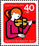 Berlin Poste N** Yv:432 Mi:470 Jugendmarke La Musique - Unused Stamps