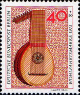 Berlin Poste N** Yv:425 Mi:461 Wohlfahrtsmarke Laute 18.Jh - Unused Stamps