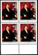 Berlin Poste N** Yv:414 Mi:452 Ludwig Tieck Poète (Bloc De 4) - Unused Stamps