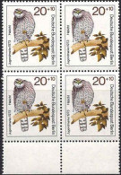 Berlin Poste N** Yv:407 Mi:442 Jugendmarke Habicht Bloc De 4 Bord De Feuille - Unused Stamps