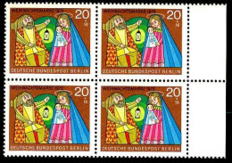 Berlin Poste N** Yv:405 Mi:441 Weihnachtsmarke La Sainte Famille (Bloc De 4) - Unused Stamps