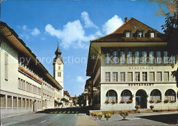 11896587 Huttwil Marktgasse Mit Kirchgemeindehaus Und Stadthaus Huttwil - Autres & Non Classés