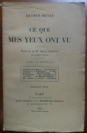 C1 JUDAICA Arthur MEYER - CE QUE MES YEUX ONT VU Epuise PORT INCLUS France - 1901-1940