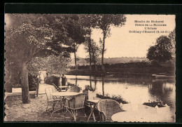 CPA St-Rémy-l'Honoré, Bords De La Mauldre L'Ecluse, Moulin De Bicherel  - Autres & Non Classés