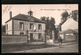 CPA Vert, Mairie Et Ecole, Hôtel De Ville Et Schule  - Other & Unclassified