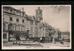 CPA Mantes, Fontaine De L`Hotel De Ville  - Mantes La Ville