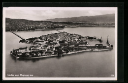 AK Lindau, Totalansicht Vom Flugzeug Aus  - Lindau A. Bodensee