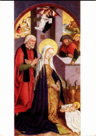 H2339 - TOP Zeitblom Künstlerkarte Weihnachtskrippe Krippe Geburt Christi Madonna Maria - Other & Unclassified