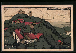 Steindruck-AK Volmarstein /Ruhr, Ortsansicht Mit Einer Burg  - Other & Unclassified