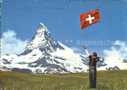11891117 Zermatt VS Matterhorn Fahnenschwinger  - Other & Unclassified