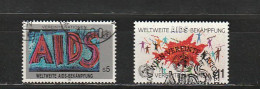 Nations Unies (Vienne) YT 104/5 Obl : SIDA - 1990 - Usati