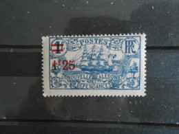 NOUVELLE-CALEDONIE YT 134 VOILIER  1f25 S.1f. Bleu* - Neufs