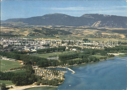 11889947 Yverdon VD Lac De Neuchatel Et Jura Vue Aerienne  - Otros & Sin Clasificación