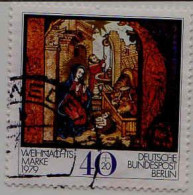 Berlin Poste Obl Yv:572 Mi:613 Noël Naissance Du Christ (Beau Cachet Rond) (Thème) - Natale