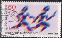 Berlin Poste Obl Yv:550 Mi:596 Course De Relais (Beau Cachet Rond) (Thème) - Leichtathletik