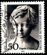 Berlin Poste Obl Yv:503 Mi:541 Christian Daniel Rauch Eugenie D'Alton (cachet Rond) (Thème) - Skulpturen