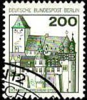 Berlin Poste Obl Yv:502 Mi:540AI Schloss Bürresheim-Eifel (Beau Cachet Rond) (Thème) - Châteaux