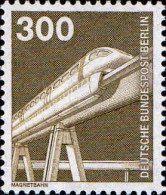 Berlin Poste N** Yv:631 Mi:672 Magnetbahn (Thème) - Trenes