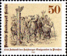Berlin Poste N** Yv:628 Mi:667 Ankunft Der Salzburger Emigranten In Preußen (Thème) - Vluchtelingen