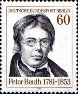 Berlin Poste N** Yv:616 Mi:654 Peter Beuth Homme Politique (Thème) - Autres & Non Classés