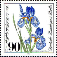 Berlin Poste N** Yv:614 Mi:653 Sibirische Schwertlilie Iris Sibirica (Thème) - Sonstige & Ohne Zuordnung