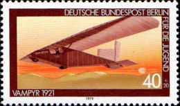 Berlin Poste N** Yv:552 Mi:592 Vampyr 1921 (Thème) - Airplanes