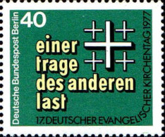 Berlin Poste N** Yv:510 Mi:548 17.Deutscher Evangelischer Kirchentag (Thème) - Christianisme