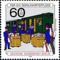 Berlin Poste N** Yv:837 Mi:876 Wohlfahrtspflege Bahnpost Um 1900 - Ongebruikt