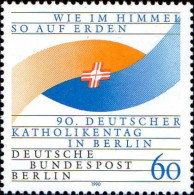 Berlin Poste N** Yv:834 Mi:873 90.Deutscher Katholikentag Berlin - Neufs