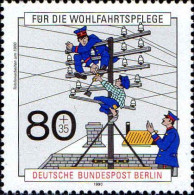 Berlin Poste N** Yv:838 Mi:877 Wohlfahrtspflege Telefonarbeiten Um 1900 - Unused Stamps