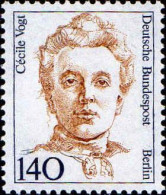 Berlin Poste N** Yv:811 Mi:848 Cecile Vogt Medecin - Unused Stamps