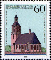 Berlin Poste N** Yv:816 Mi:855 Nikolai Kirche Berlin-Spandau - Unused Stamps