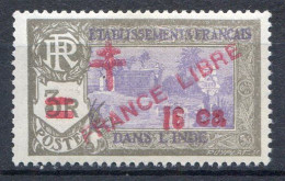 Réf 75 CL2 < -- INDE - FRANCE LIBRE < N° 209 * NEUF Ch.Dos Visible MH * - Nuevos