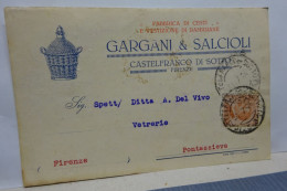 CASTELFRANCO DI SOTTO   ---  PISA  --  GARGANI  &  SALCIOLI -- FABBRICA CESTI E DAMIGIANE - Pisa