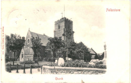 CPA Carte Postale  Royaume Uni Folkestone  Church 1902 VM80776 - Folkestone