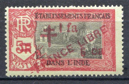 Réf 75 CL2 < -- INDE - FRANCE LIBRE < N° 212 * NEUF Ch.Dos Visible MH * - Nuovi