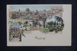 TURQUIE - Affranchissement Ottoman De Jérusalem Sur Carte Postale Pour La Suisse En 1903  - L 152461 - Lettres & Documents