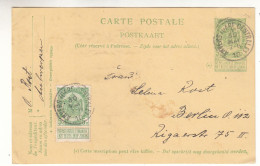 Belgique - Carte Postale De 1915 ? - Oblit Anvers Gare Centrale - Exp Vers Berlin - - Cartoline 1909-1934