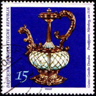 Rda Poste Obl Yv:1372 Mi:1684 Grünes Gewölbe Dresden Prunkanne Nürnberg (Beau Cachet Rond) - Used Stamps