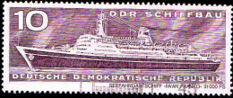 Rda Poste Obl Yv:1386 Mi:1693 Seefahrschiff Ivan Franko 21000PS (cachet Rond) - Gebruikt