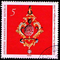 Rda Poste Obl Yv:1370 Mi:1682 Grünes Gewölbe Dresden Kischkern (Beau Cachet Rond) - Used Stamps