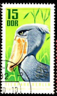Rda Poste Obl Yv:1309 Mi:1618 Schuhschnabel Balaeniceps Rea (Beau Cachet Rond) - Used Stamps