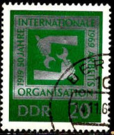 Rda Poste Obl Yv:1210 Mi:1517 50 Jahre Internationale Arbeitsorganization (TB Cachet Rond) - Used Stamps