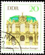 Rda Poste Obl Yv:1132 Mi:1436 Wallpavillon Dresdner Zwinger (TB Cachet Rond) - Gebraucht