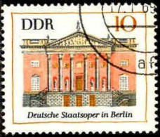 Rda Poste Obl Yv:1131 Mi:1435 Deutsche Staatoper In Berlin (Beau Cachet Rond) - Used Stamps