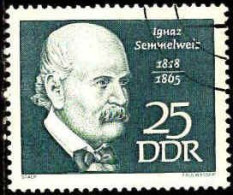 Rda Poste Obl Yv:1085 Mi:1389 Ignaz Semmelweis Médecin (Beau Cachet Rond) - Oblitérés