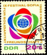 Rda Poste Obl Yv:1071 Mi:1377 Solidartät Freundschaft & Frieden (TB Cachet Rond) - Used Stamps