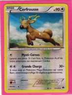 Carte Pokemon Francaise 2016 Xy Rupture Turbo 91/122 Cerfrousse 90pv Reverse Neuve - XY