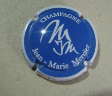 Cap. 58. Champagne Jean-Marie Mercier, Bleu Et Blanc - Mercier